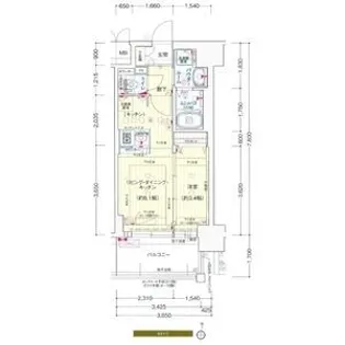 プレサンス新大阪ジェイズ【3階】の間取り
