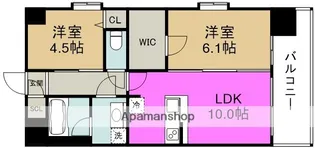 スプランディッド梅田グランノース【2階】の間取り