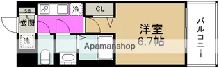 ALIVIS福島海老江【4階】の間取り