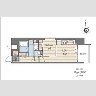 SーRESIDENCE天満橋AR【9階】の間取り