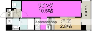 ワールドアイ大阪フェリーチェ(旧称グランフェリーチェ・ナイン)【2階】の間取り