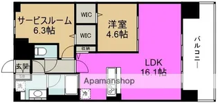 アウトフィールド海老江【7階】の間取り