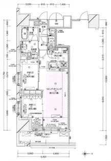 BRANZ 大阪松屋町【812号室号室】の間取り