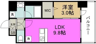 ミラージュパレス大阪ドームProsper【12階】の間取り