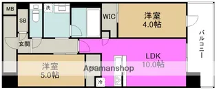 プレサンスロジェ福島野田グランアリーナ【13階】の間取り