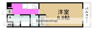 STパレス大阪福島【8階】の間取り