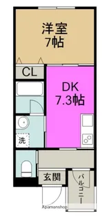 AMENITIES TAMAGAWA【3階】の間取り