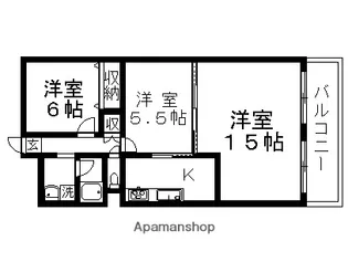 大淀町スカイハイツ【10階】の間取り