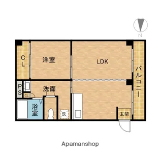 山本マンション【3階】の間取り