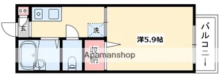 寝屋川菊池ハイツ【2階】の間取り