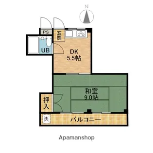 三木マンション【2階】の間取り