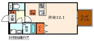 グランパルク【1階】の間取り