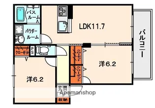 ジョイコート家七E棟【2階】の間取り