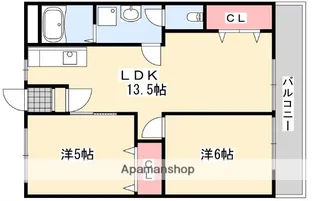 レジデンス松栄Ⅰ【7階】の間取り