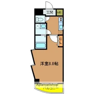 ル セルクル【4階】の間取り
