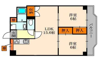 サンライト星ヶ丘【2階】の間取り