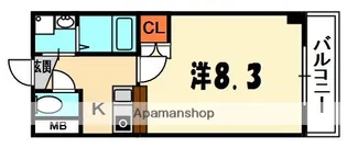 サンフレンドユー【2階】の間取り