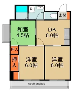 タウンプラザ東【10階】の間取り