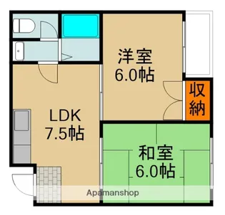 エトワルK【4階】の間取り