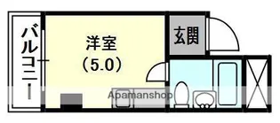 T’S CUBE緑町(旧シャンピア守口)【6階】の間取り