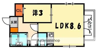 WILLDO大日【5階】の間取り