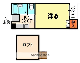 ニューシビックハイム【5階】の間取り