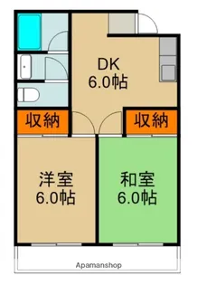 松吉マンション【2階】の間取り