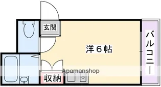 ペントハウス21【4階】の間取り