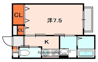 ヴィラくずは【2階】の間取り