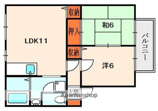 サンシャインⅠ【1階】の間取り