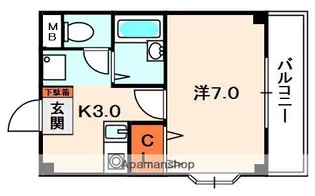 アルページュ21【1階】の間取り