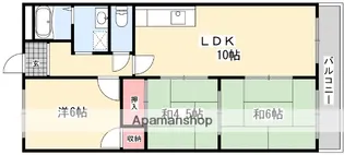 ウィスタリア【3階】の間取り
