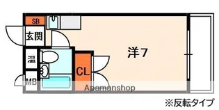 テラスエスト枚方【4階】の間取り