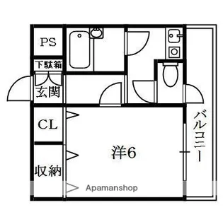ヒカリハイツ【3階】の間取り