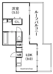 高木マンション【4階】の間取り