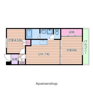 ツインコープ守口北館【3階】の間取り