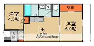 ツインコープ守口北館【5階】の間取り