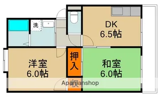 ガーデンハイツ小林2号【2階】の間取り