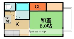 ハイツシャローム【2階】の間取り