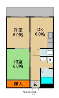 エクセル守口【3階】の間取り