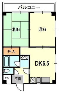 マンションハーモニー【2階】の間取り