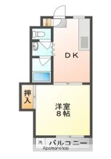 ポート入船【2階】の間取り