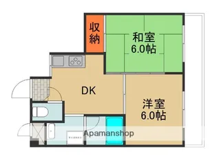 パレ月出【2階】の間取り