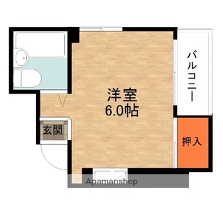 シャルレ寝屋川【1階】の間取り