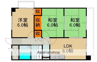 アドラブール古川橋【4階】の間取り