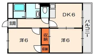 エルベくずは並木【1階】の間取り