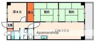 サンライフ牧野【2階】の間取り