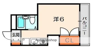 サンエイハイツ【2階】の間取り