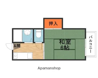プラ・ディオ東香里【2階】の間取り