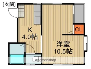 アビタシオン大島【3階】の間取り